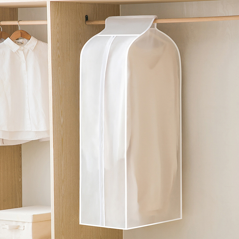 [단독] 1+1 먼지방지 옷보관 커버 의류 행거 코트 겨울옷 보관 일반 30cm