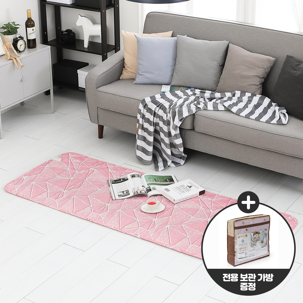 곰표한일전자 무자계 전자파 안심 전기요 무자계 전기요 크로크 핑크 소형