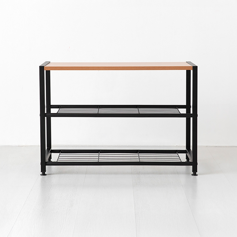 MOBLAC 매쉬선반 3단 630430 블랙