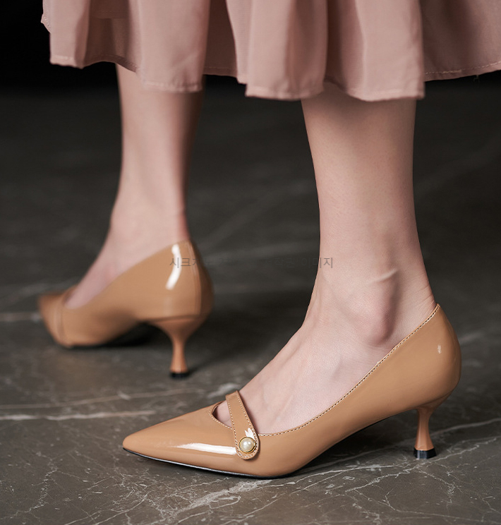시너스 3,5,7cm 에나멜 스틸레토 여성 펌프스 힐 2color 상세 이미지 25