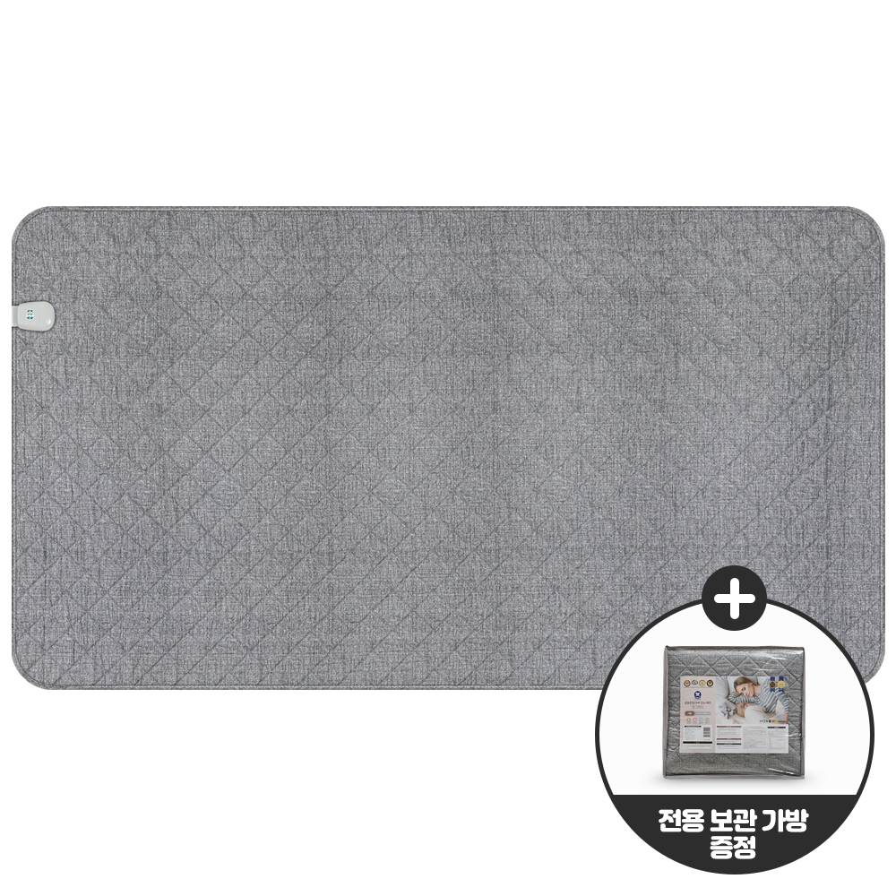 곰표한일 EMF 진그레이 워셔블 탄소매트 카본 전기장판 진그레이 슈퍼싱글