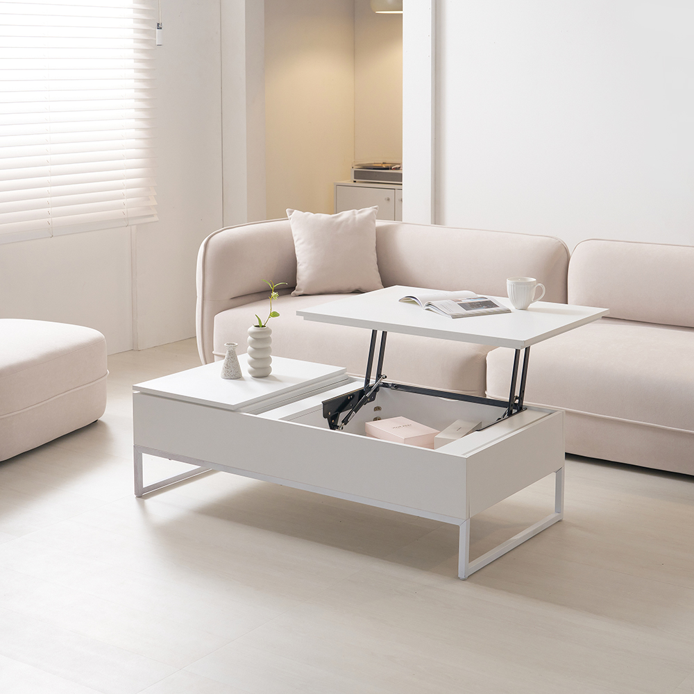 리프트업 소파 테이블 거실 낮은 좌식 수납 테이블