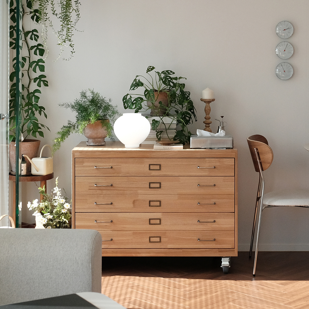 번드 비스트로 데일리 3단 수납 서랍장 지류함 1000