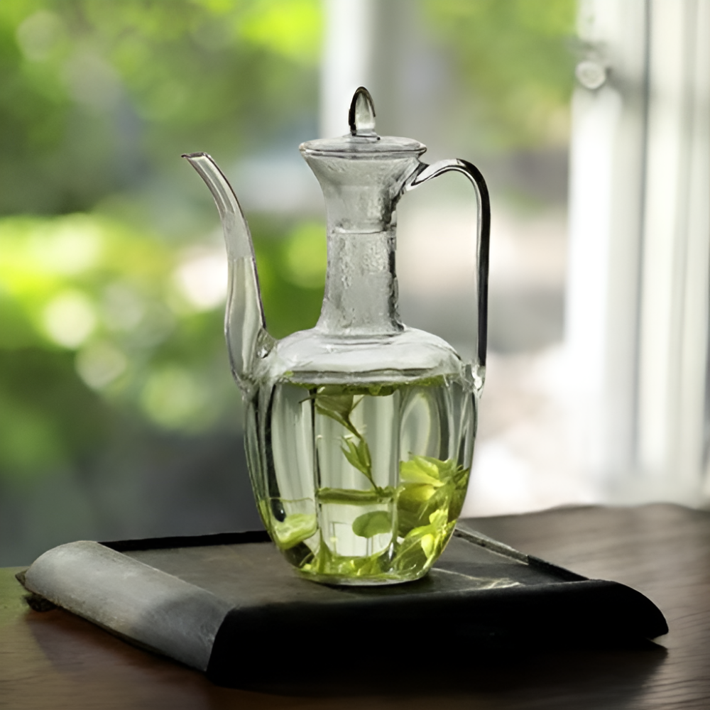 차주전자 티팟 티메이커 내열유리 차우리기 찻주전자 로즈 차그루