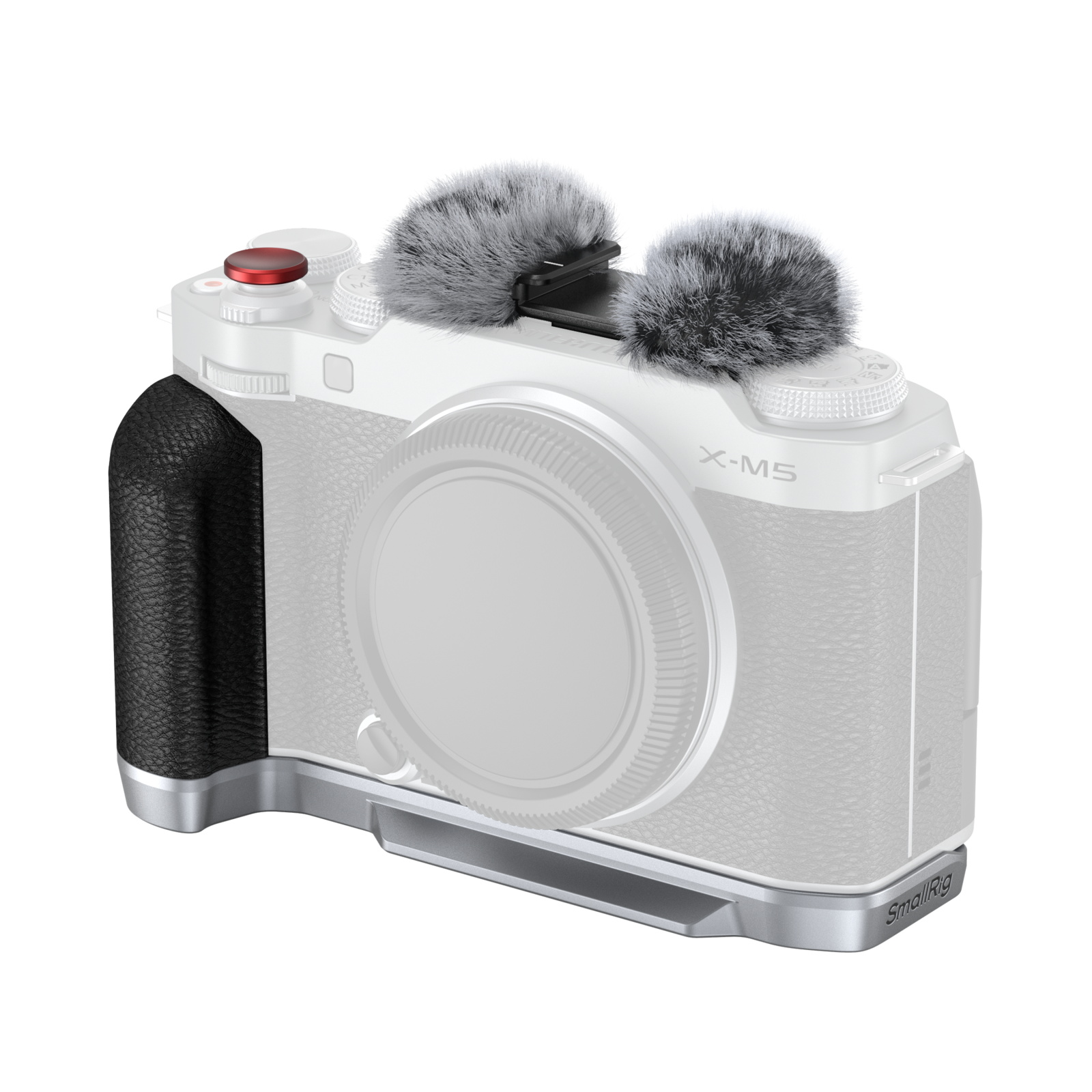스몰리그 FUJIFILM X-M5용 실리콘 핸들이 달린 L자형 마운트 플레이트 4875 4876 - 상품 이미지