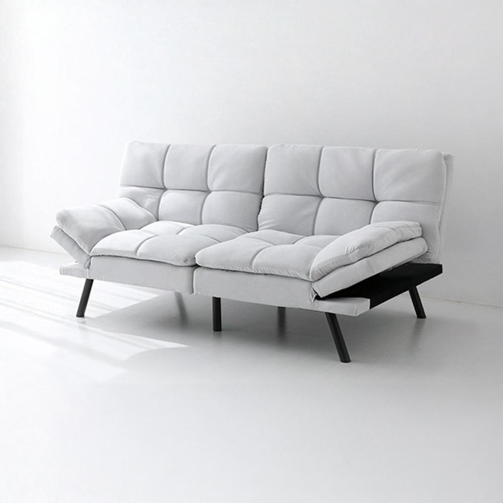 니스코 3인 멀티 메모리폼 소파베드 독립형 BC267S03 라이트그레이