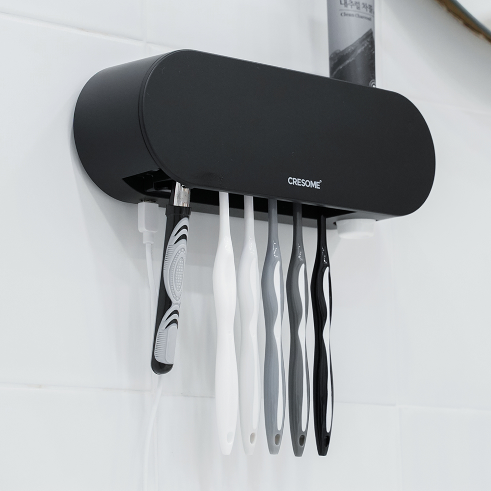 칫솔살균기 가정용 자동살균 히팅 건조 유선 벽걸이형 크리썸
