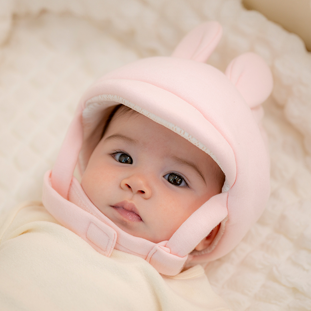 아가드 베베콩 오가닉 아기헬멧 아이보리 유아 머리보호대 머리쿵