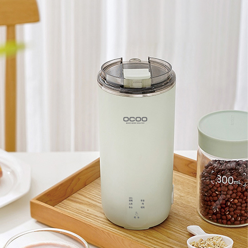 [가지고 다니는] 오쿠 휴대용 텀블러 미니 두유제조기 여행용 300ml OCC-BM300