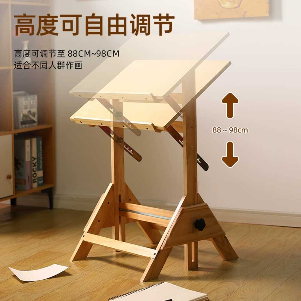 드로잉책상 화판 제도 작업대 그림 디자이너 아트 45x60cm테이블 - 상세 이미지 5