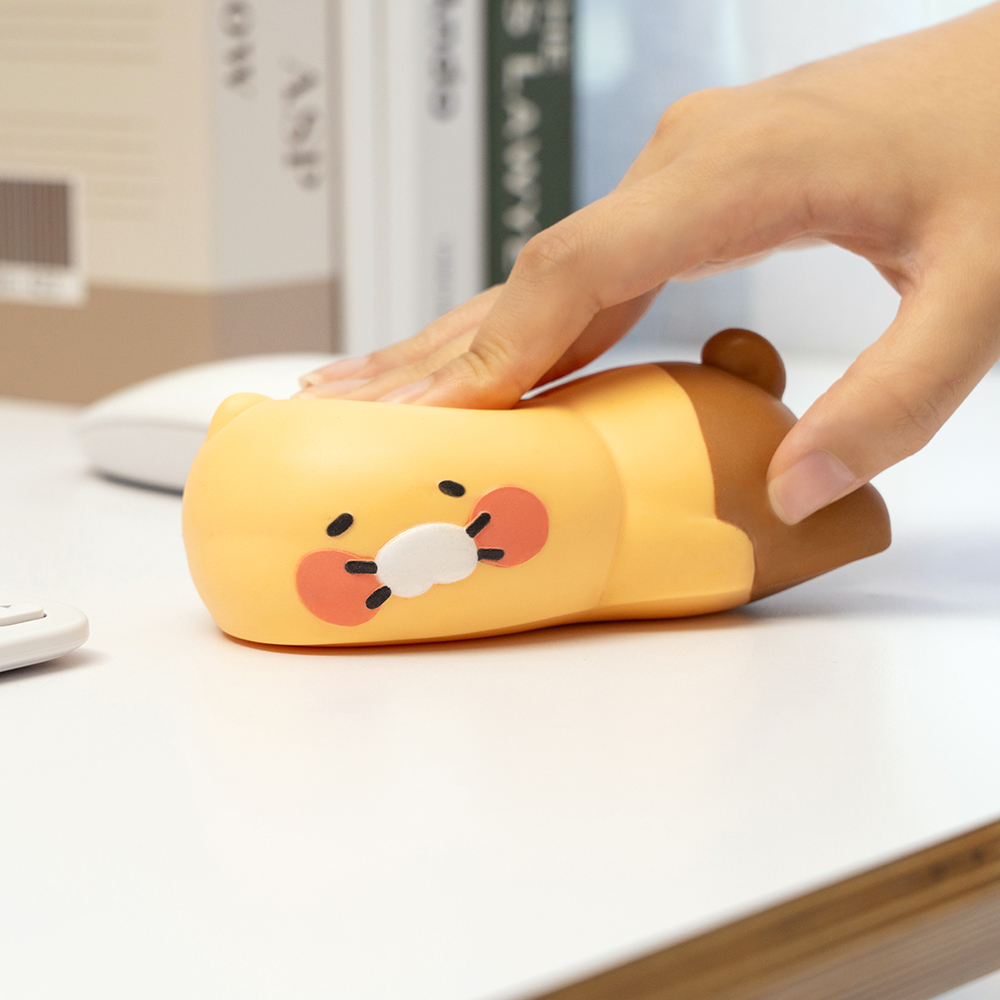 카카오프렌즈 말랑쿠션 손목받침대 (춘식이) 스트레스볼 스퀴시 말랑이 손목거치대 손목보호대 - 상품 이미지