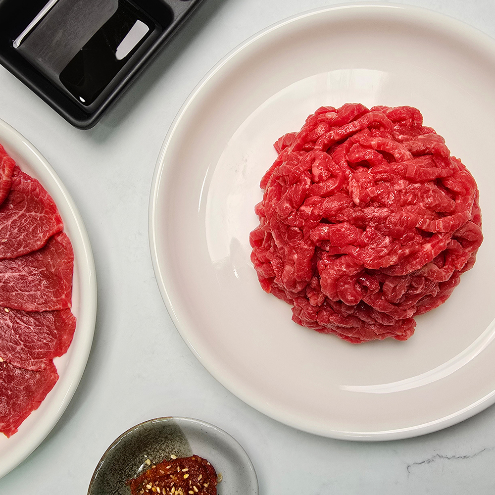 한우 육회 200g+200g 생고기 쇠고기 소고기 연말 펜션 밀키트 집들이 - 상세 이미지 2