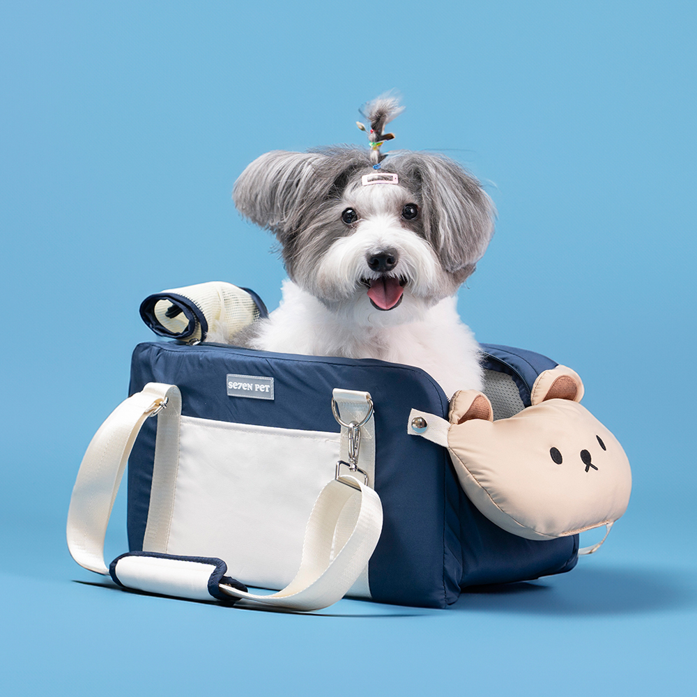 세븐펫 강아지 허그미 콘솔 카시트 반려동물 이동가방
