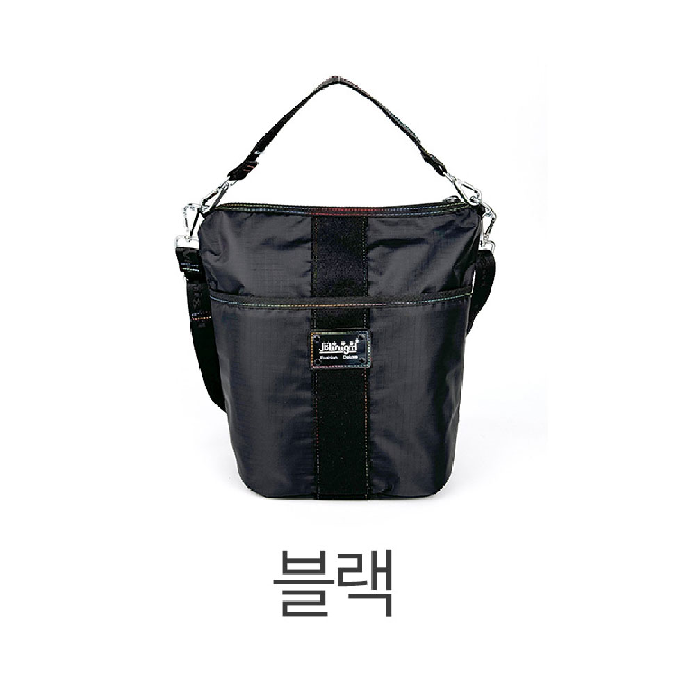 가벼운 캐주얼 크로스백 미디엄 중간사이즈 경량 나일론 천소재 크로스가방 이미지 6