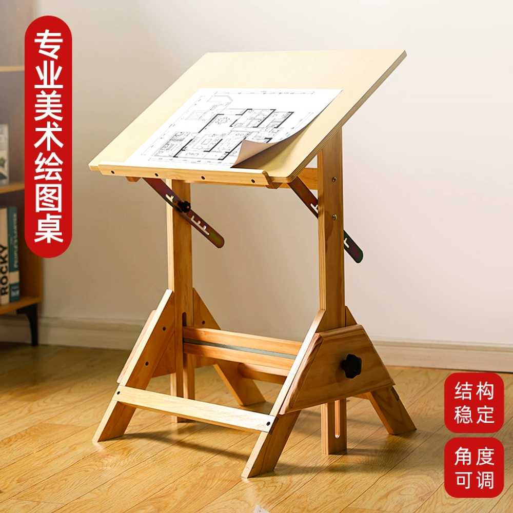 드로잉책상 화판 제도 작업대 그림 디자이너 아트 45x60cm테이블 - 상세 이미지 2