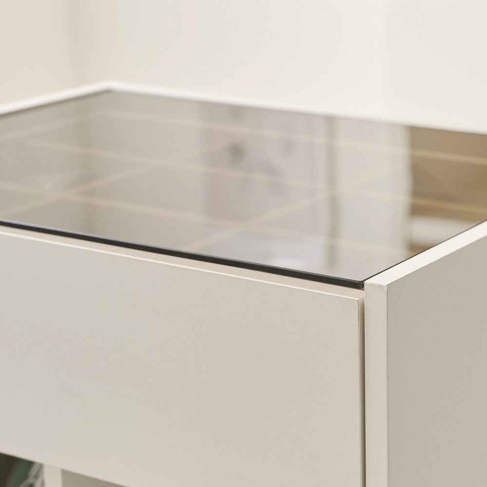 엔터드 옷 서랍장 드레스룸 아일랜드 모듈수납장 550mm, 4단, 화이트