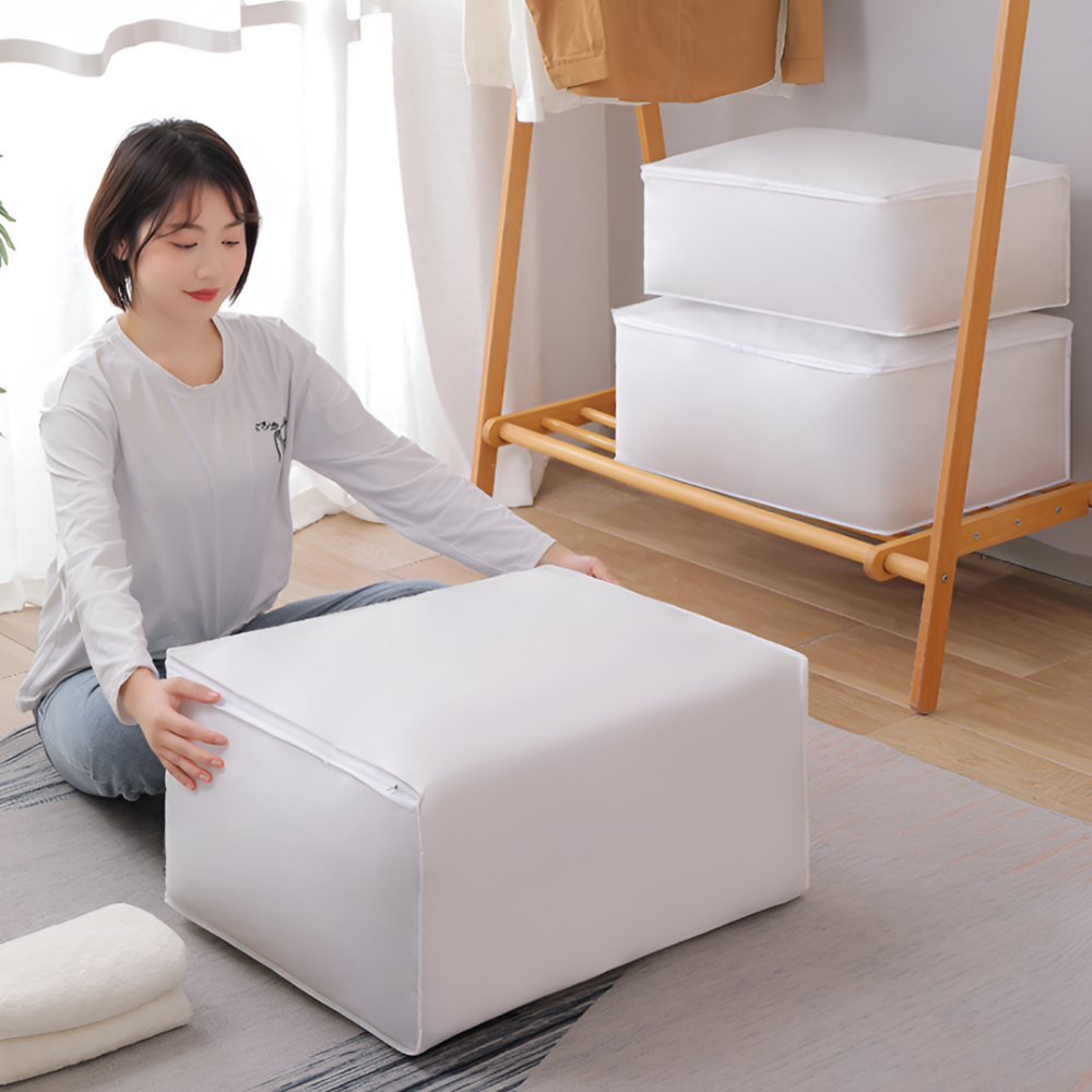 이불보관함 이불정리함 옷수납가방 의류정리함 옷정리보관 수납함 - 상세 이미지 2