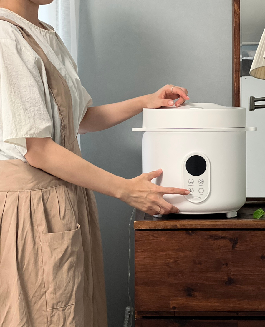 퓨어숨 가열식 가습기 대용량 스텐 올스텐 신생아 아기 가습기 5L