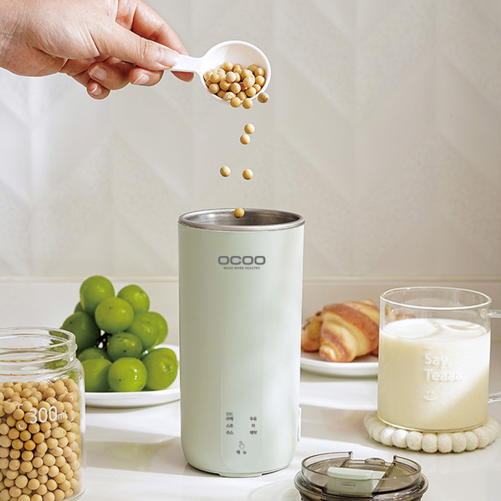 [가지고 다니는] 오쿠 휴대용 텀블러 미니 두유제조기 여행용 300ml OCC-BM300