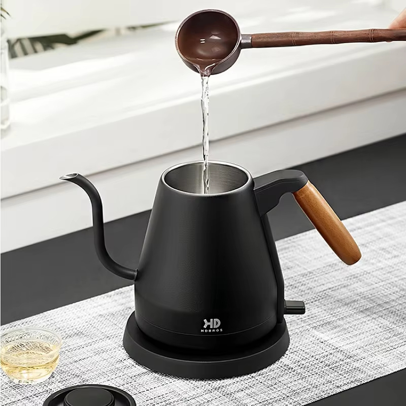 HDBROS 전기 구즈넥 커피 포트 가정용 전기 주전자 1500W 800ml - 상세 이미지 2