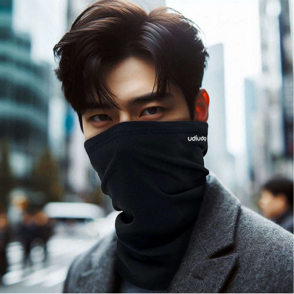 심플 기모 목토시 겨울 방한 보온 넥 워머 남여공용 - 상세 이미지 5