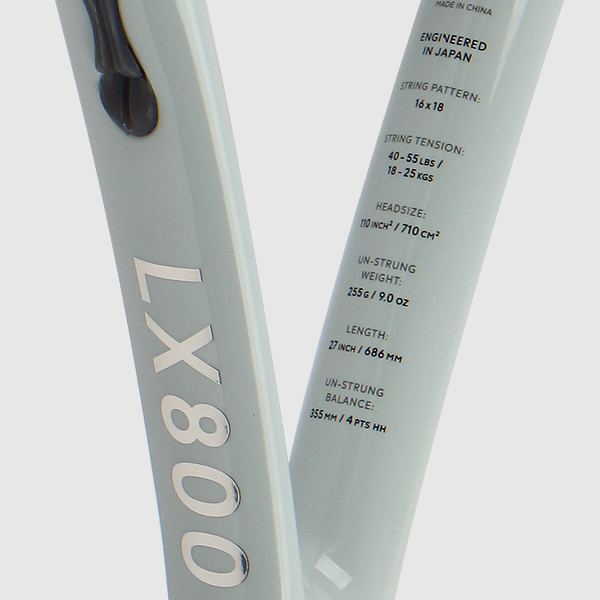 던롭 테니스 라켓 LX800 복식용 중장년 여성 110(255g) 2024 최신상 - 상세 이미지 3