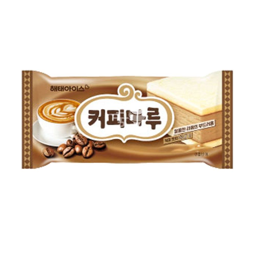 커피맛 샌드 아이스크림 간식 해태 커피마루 샌드 1박스 24개입 : 아크로프레임