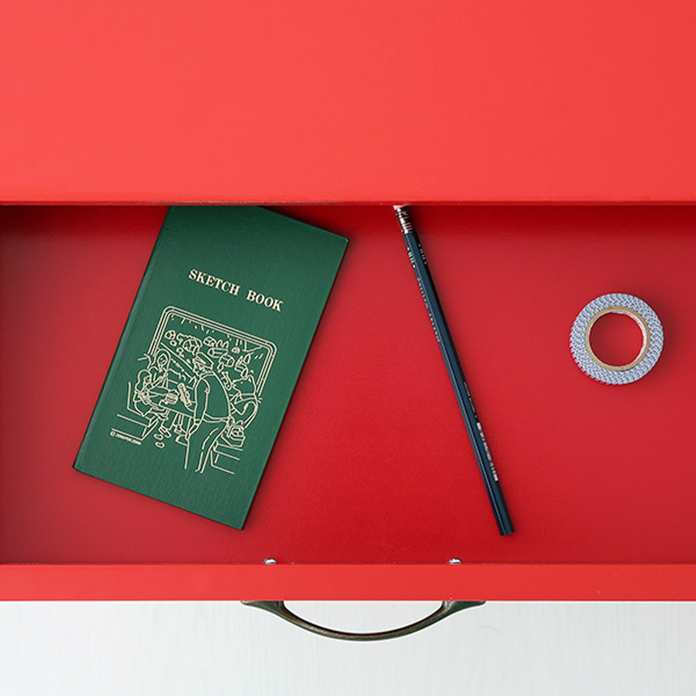 펨바 좌식 테이블 레드 0534.0334