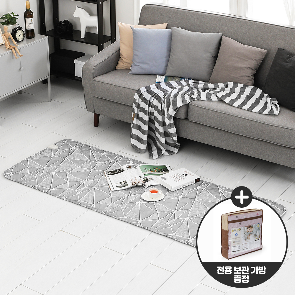 곰표한일전자 무자계 전자파 안심 전기요 GP2000 워셔블 캠핑 온열 전기장판 미니싱글