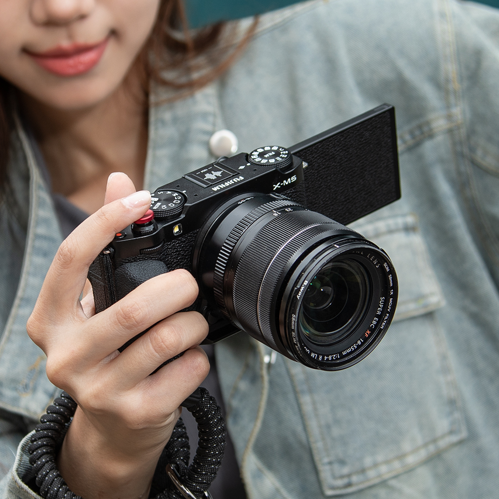 스몰리그 FUJIFILM X-M5용 실리콘 핸들이 달린 L자형 마운트 플레이트 4875 4876 이미지 6