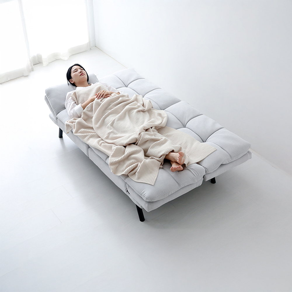 니스코 3인 멀티 메모리폼 소파베드 독립형 BC267S03 라이트그레이