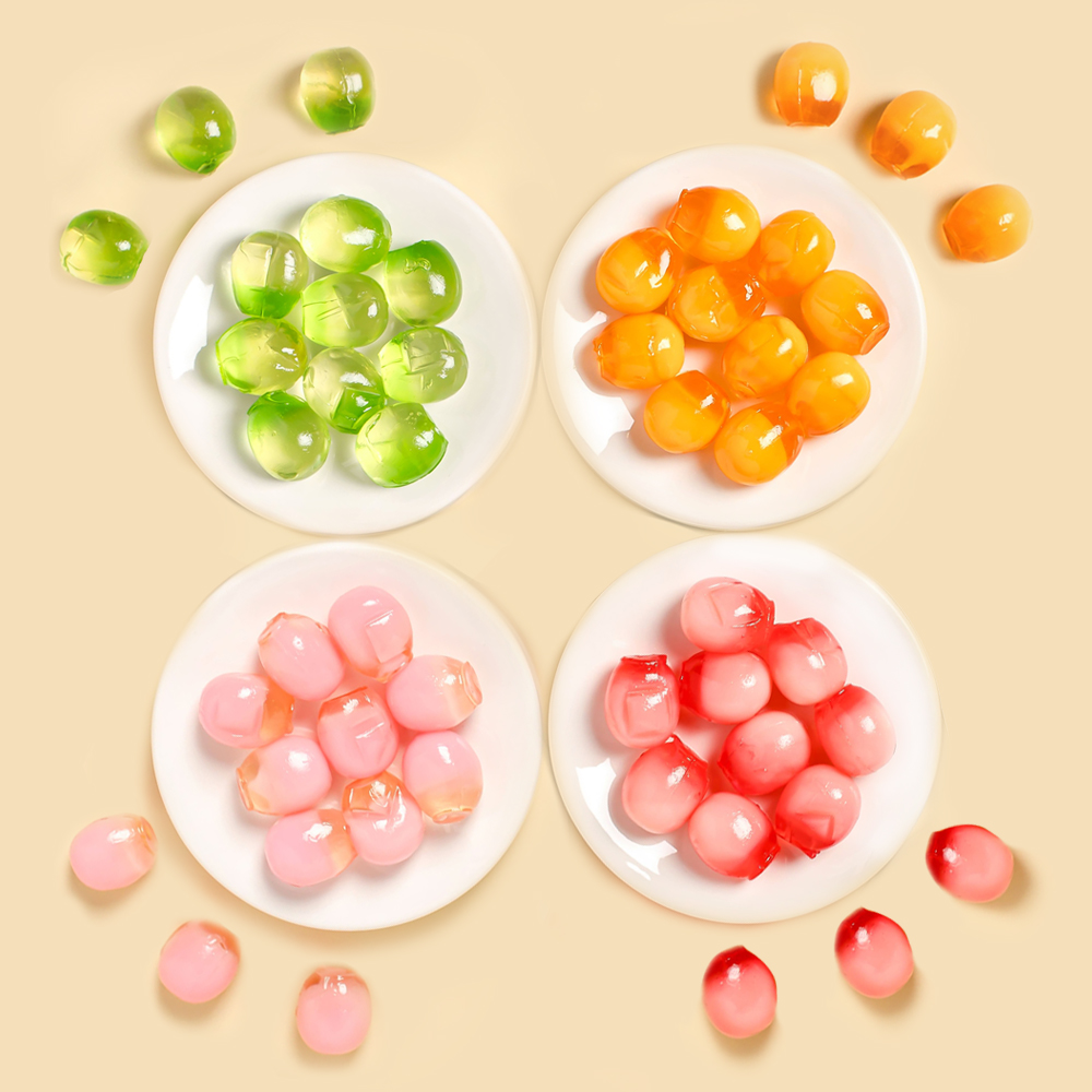 동일식품 까먹는 젤리 혼합 150g x 4가지맛 망고 리치 샤인머스켓 백도복숭아