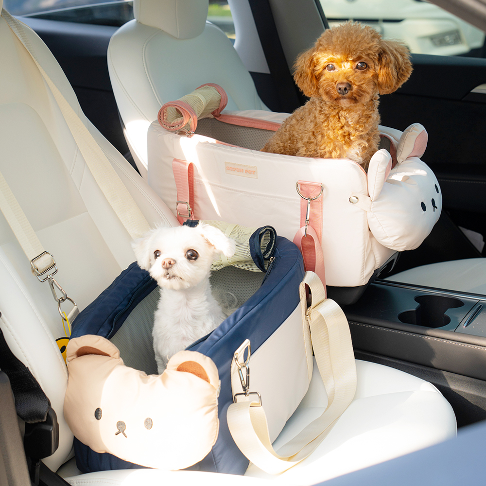 세븐펫 강아지 허그미 콘솔 카시트 반려동물 이동가방