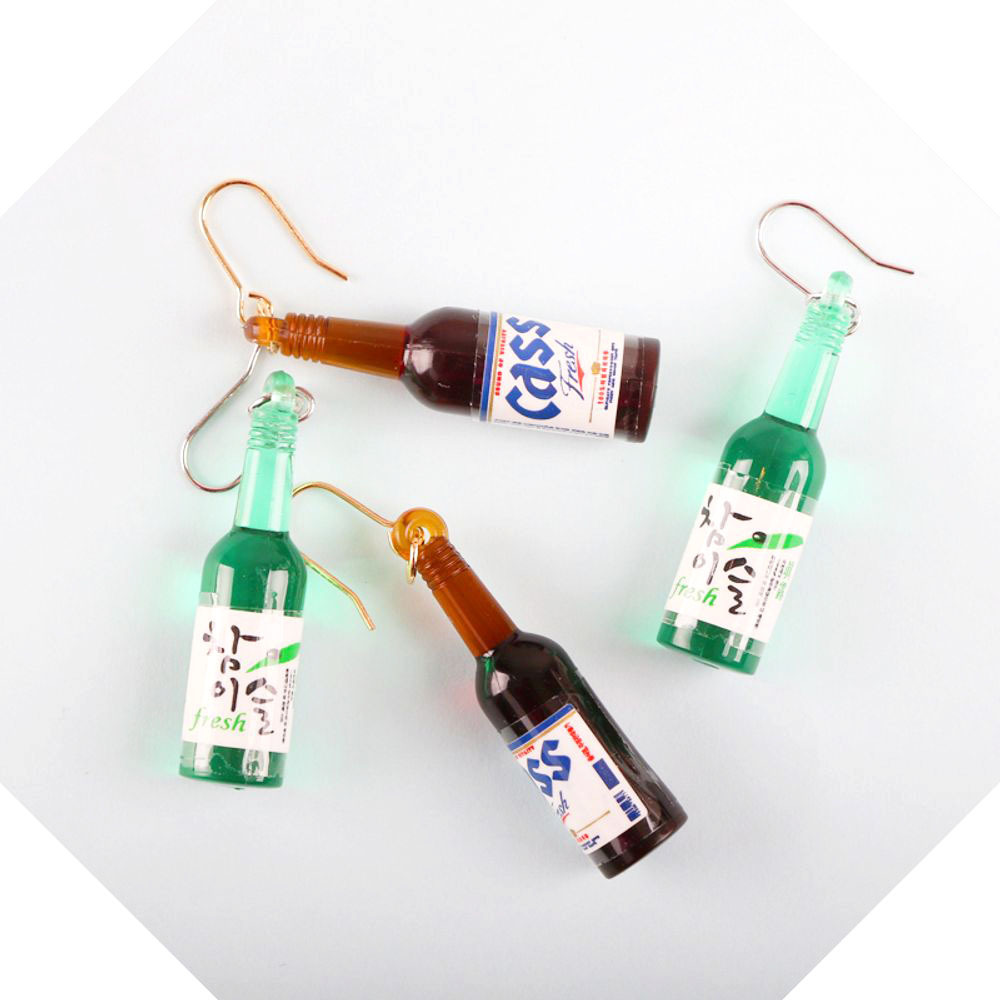 인기 귀걸이 소주 맥주 술자리 필수템 술 안주 음료수 주류 파티 용품 주점 칵테일 와인 : 가까움몰