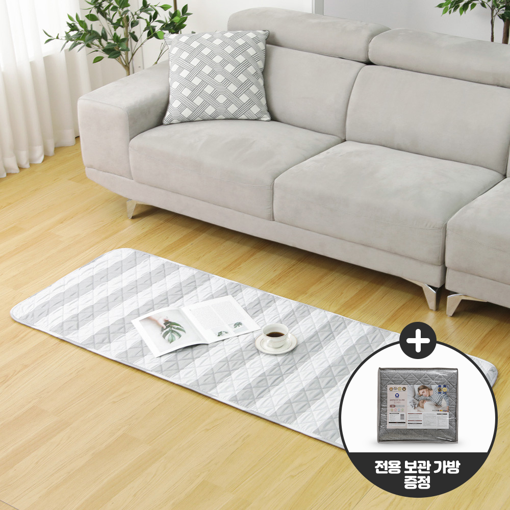 곰표한일전자 EMF 워셔블 카본 탄소매트 전기장판 심플라인 미니싱글