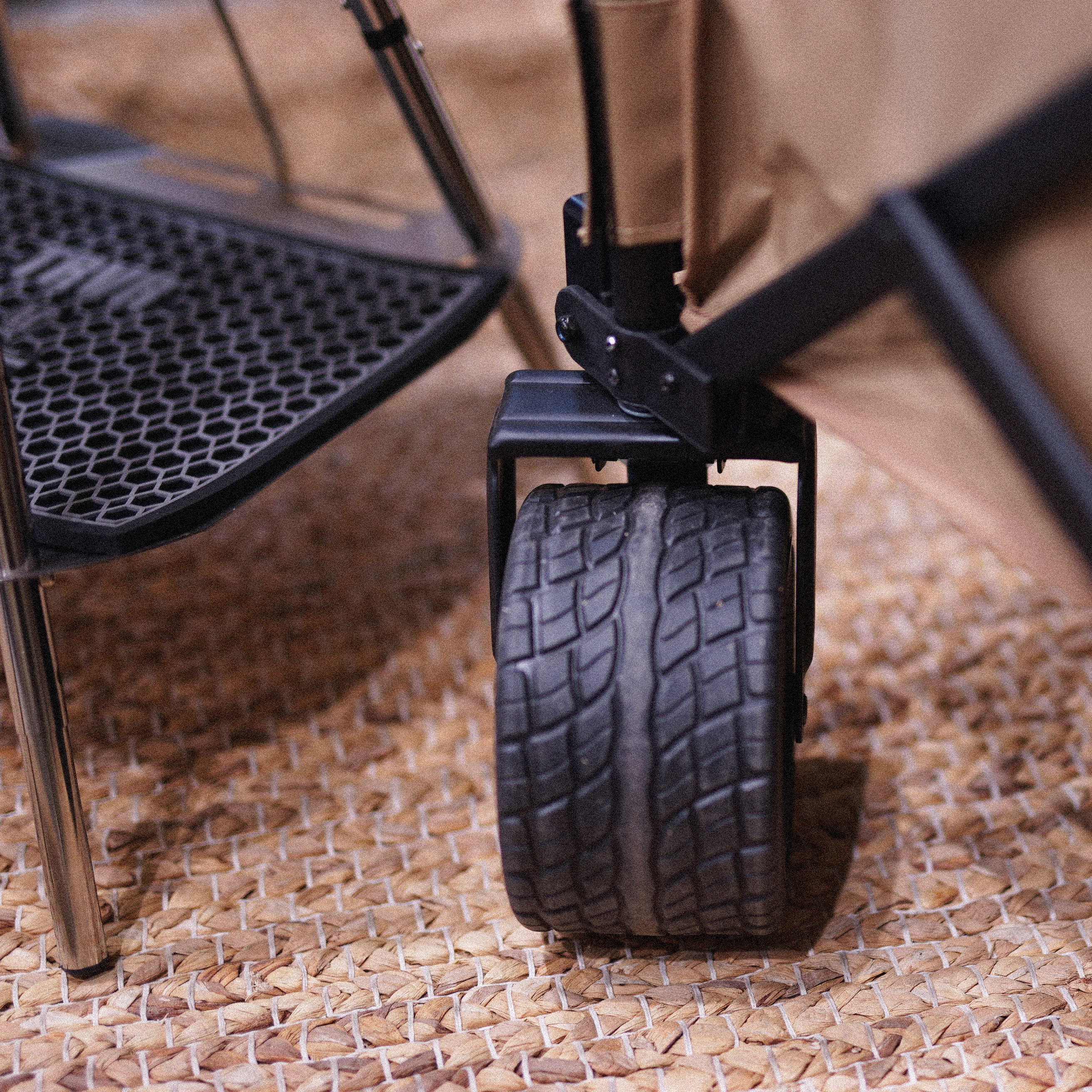 트루버 웨건 캠핑 접이식 폴딩 카트 캐리어 수레 광폭타이어 메쉬월