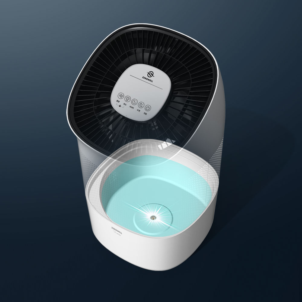 제로웰 자연 기화식가습기 IoT UV살균 대용량 ZWH-820WIU - 상품 이미지