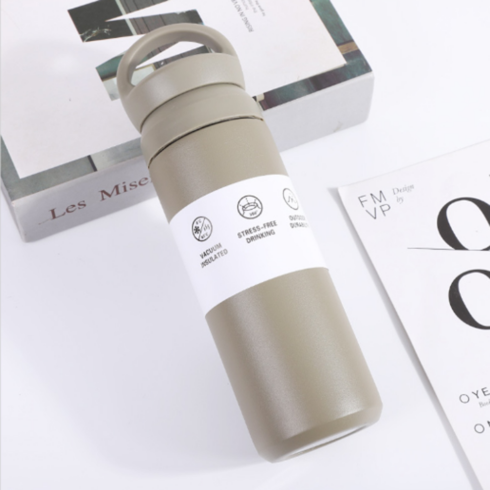 파우더 핸들 텀블러 인쇄 각인 굿즈 기념품 주문제작 판촉물 500ml - 상세 이미지 2