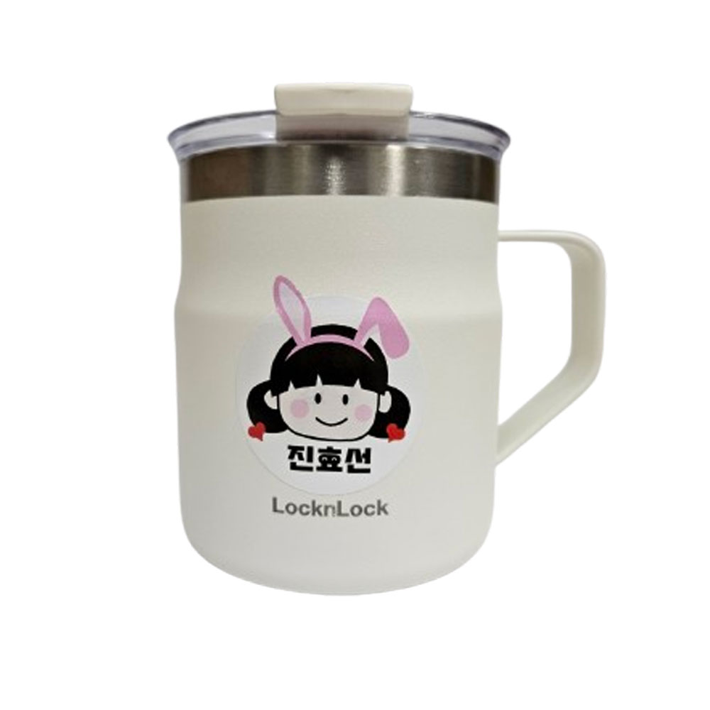 씻기편한 락앤락머그컵 컬러인쇄 각인텀블러 손잡이스텐컵 - 상세 이미지 4
