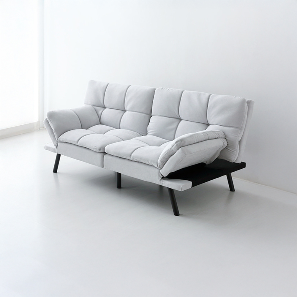 니스코 3인 멀티 메모리폼 소파베드 독립형 BC267S03 라이트그레이