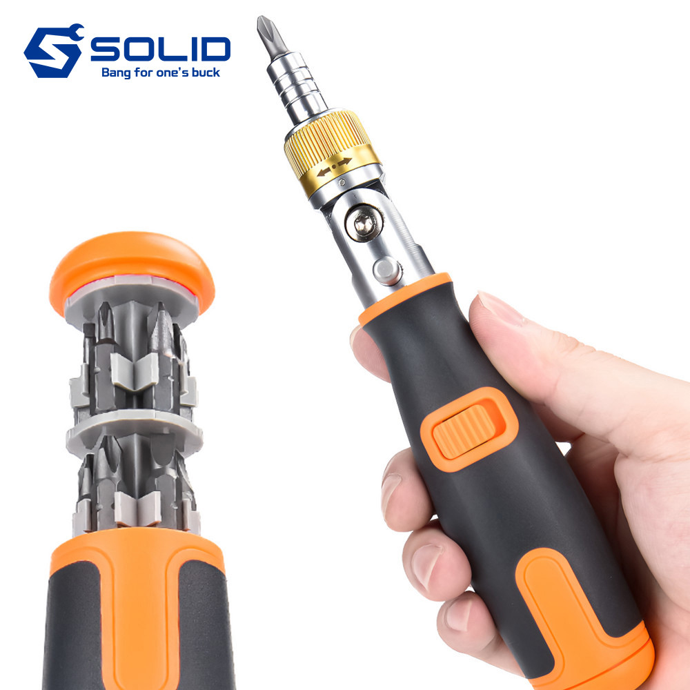 솔리드 드라이버 라쳇 앵글 십자 SOL-R01 롱 깔깔이 자동 일자 관절형 각도 공구 이미지 8