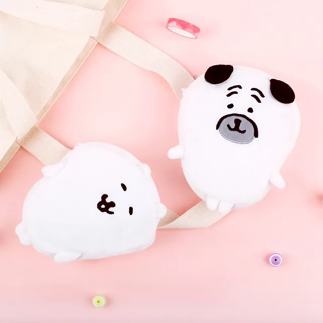 기본 담곰이 전신 파우치 농담곰 퍼그상 퍼그씨 소품 보관 봉제 굿즈 - 상세 이미지 5