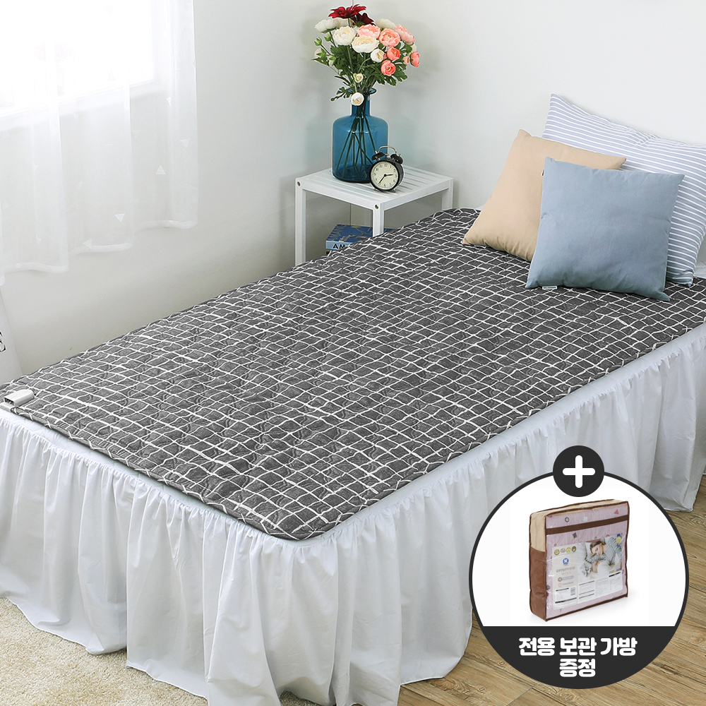곰표한일전자 전기요 세탁가능한 워셔블 침대 캠핑 매트 장판 싱글