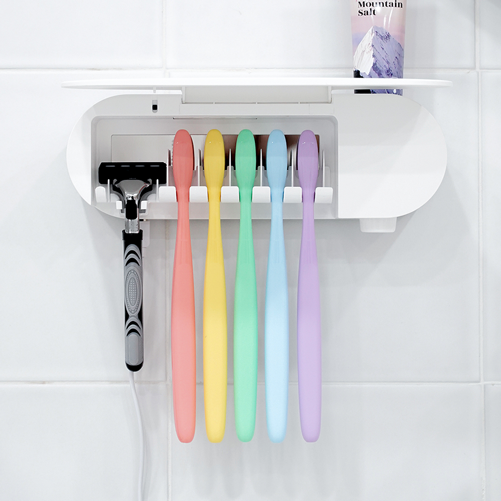 칫솔살균기 가정용 자동살균 히팅 건조 유선 벽걸이형 크리썸