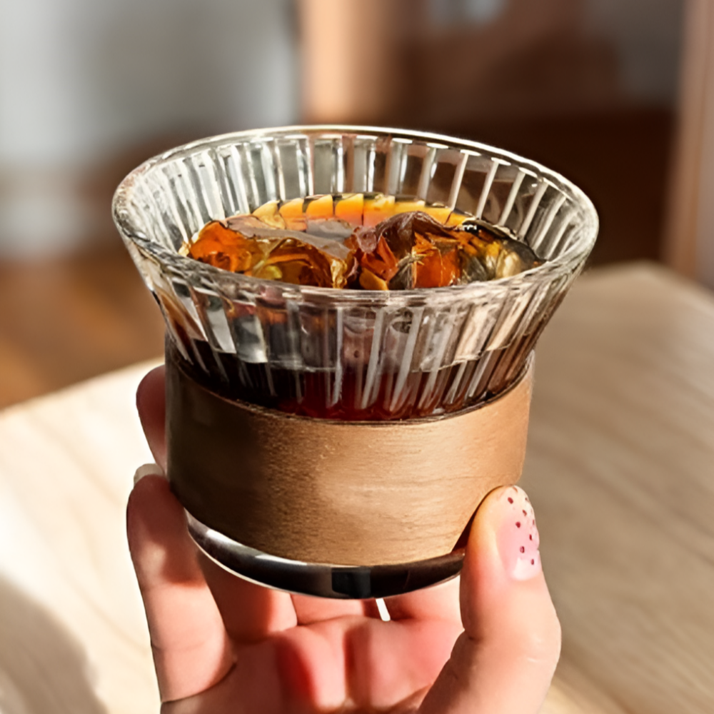 찻잔 내열유리 차잔 티잔 티컵 차그루 더큰우디 - 상세 이미지 2