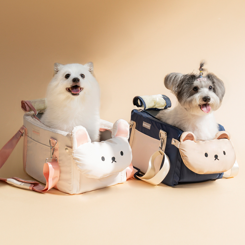 세븐펫 강아지 허그미 콘솔 카시트 반려동물 이동가방