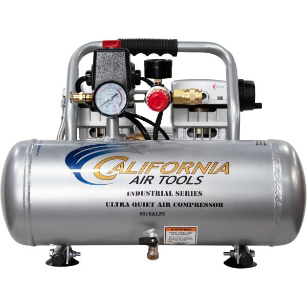 California Air Tools 2010ALFC 초저소음, 오일 프리 및 경량 1.0hp 산업용 공기 압축기, 2.0갤런 : 세렌디피터스