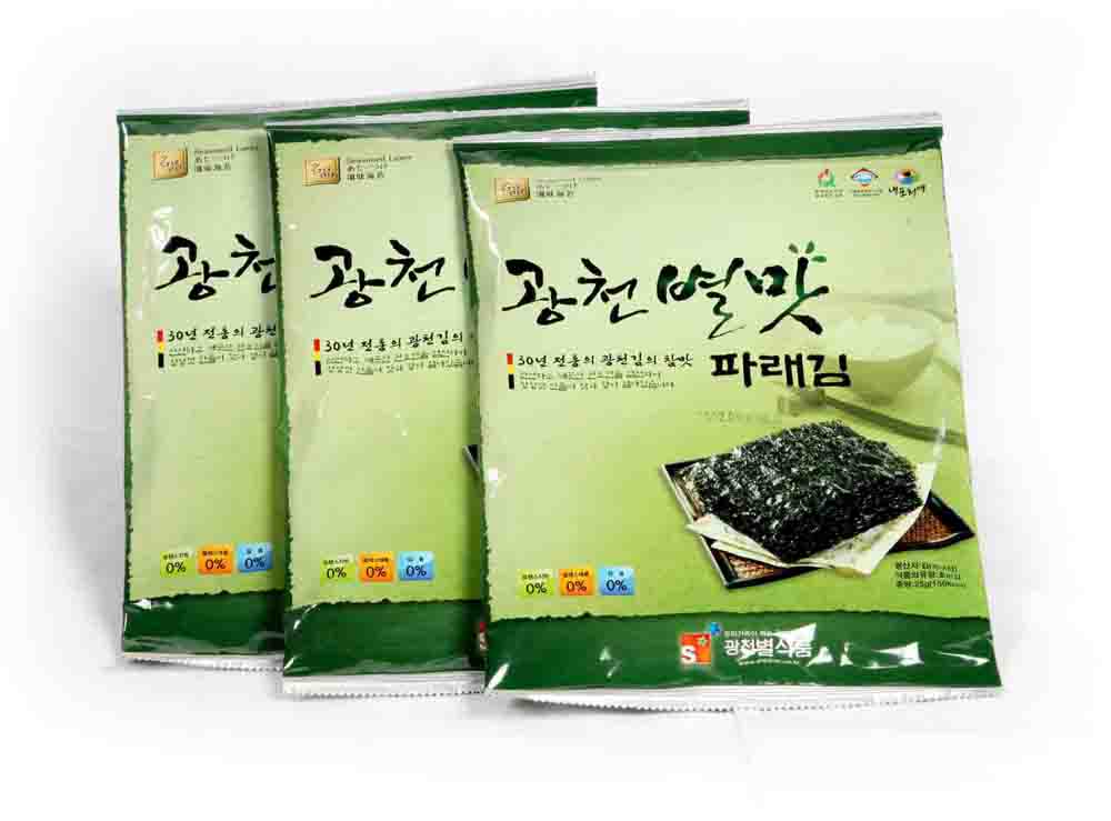 광천 별맛김 전장김 파래조미김 20g x 10봉 이미지 3
