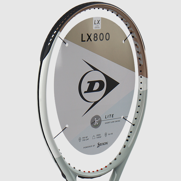 던롭 테니스 라켓 LX800 복식용 중장년 여성 110(255g) 2024 최신상