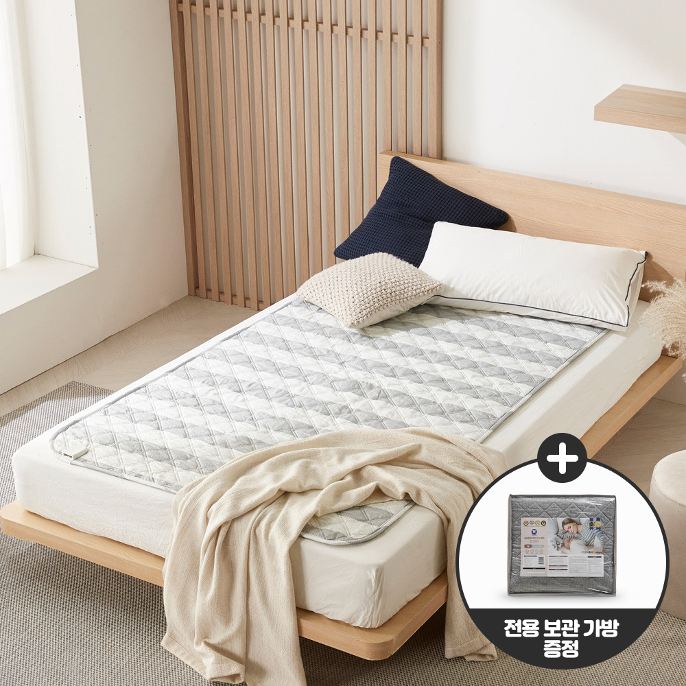 곰표한일전자 EMF 워셔블 카본 탄소매트 전기장판 심플라인 슈퍼싱글